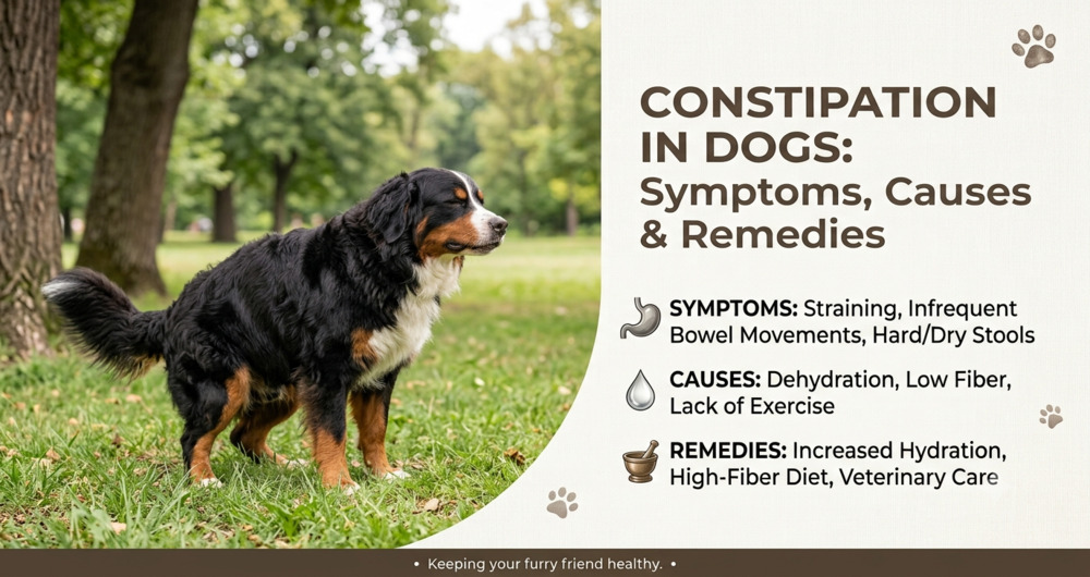Dog Constipation: Causes, Symptoms, and How to Help Your Dog